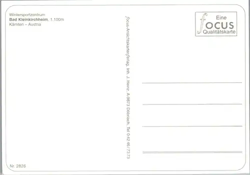 45083 - Kärnten - Bad Kleinkirchheim , Panorama - nicht gelaufen