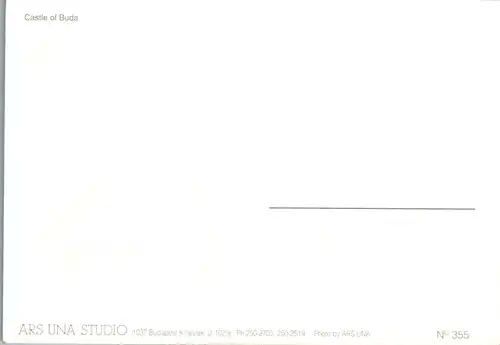 45085 - Ungarn - Budapest , Castle of Buda , Schiff - nicht gelaufen
