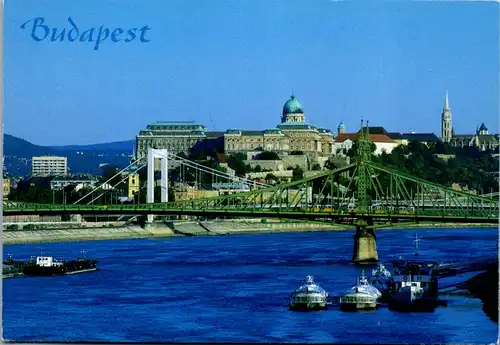45086 - Ungarn - Budapest , Panorama , Brucke , Bridge - nicht gelaufen