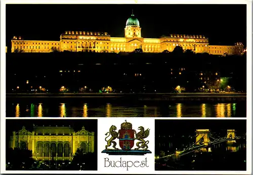 45087 - Ungarn - Budapest , View , Mehrbildkarte - nicht gelaufen