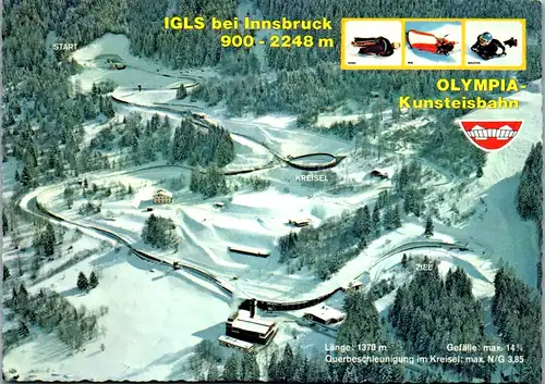 45122 - Tirol - Igls , Innsbruck , Olympia Kunsteisbahn - nicht gelaufen