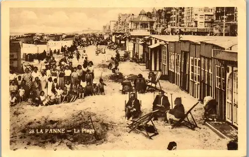 45161 - Belgien - La Panne , La Plage , Feldpost - gelaufen 1940