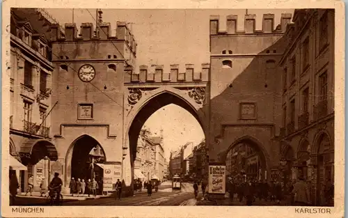 45176 - Deutschland - München , Karlstor - gelaufen 1928