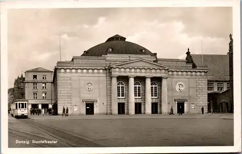 45177 - Polen - Danzig , Staatstheater - gelaufen 1942