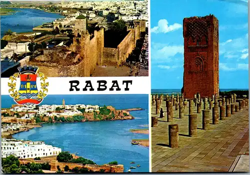45187 - Marokko - Rabat , Mehrbildkarte - gelaufen 1975
