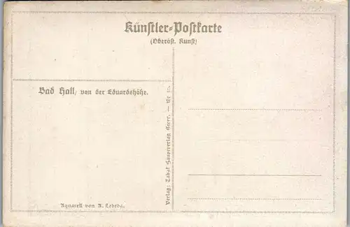 45196 - Oberösterreich - Bad Hall , Gesehen von der Eduardshöhe , signiert Alois Lebeda - nicht gelaufen