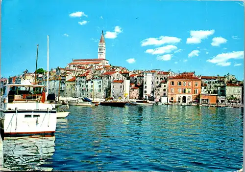 45231 - Kroatien - Rovinj , Panorama - gelaufen 1973