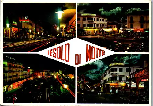 45239 - Italien - Jesolo , die Notte , Mehrbildkarte - gelaufen 1968