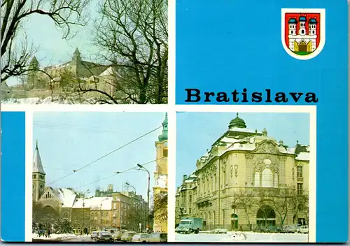 45249 - Slowakei - Bratislava , Mehrbildkarte  - gelaufen 1971