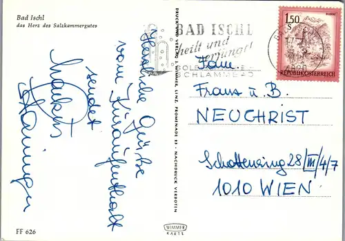 45261 - Oberösterreich - Bad Ischl , Mehrbildkarte - gelaufen