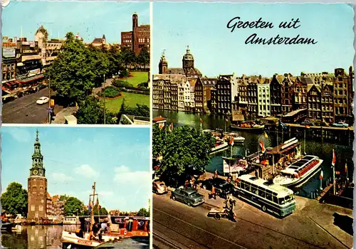 45271 - Niederlande - Amsterdam , Mehrbildkarte - gelaufen 1960