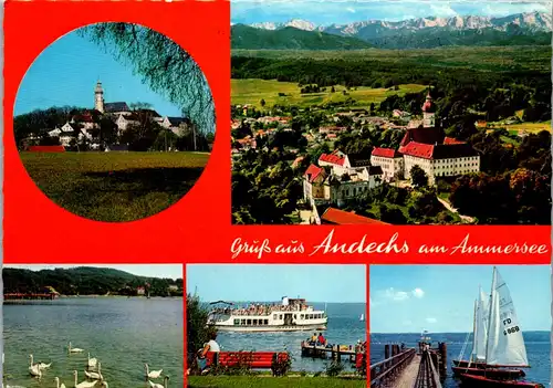 45273 - Deutschland - Andechs , Ammersee , Mehrbildkarte - gelaufen 1978