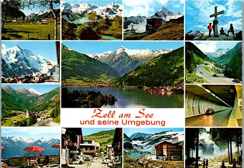 45275 - Salzburg - Zell am See , Kitzsteinhorn , Mehrbildkarte - gelaufen 1971