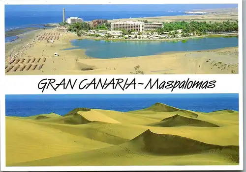 45301 - Spanien - Gran Canaria , Maspalomas , Dünen - gelaufen 1995