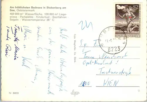 45361 - Steiermark - Stubenberg am See , Stubenbergersee , Mehrbildkarte - gelaufen 1978