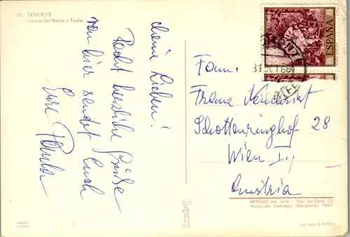 45380 - Spanien - Teneriffa , Tenerife , Litoral del Norte y Teide - gelaufen