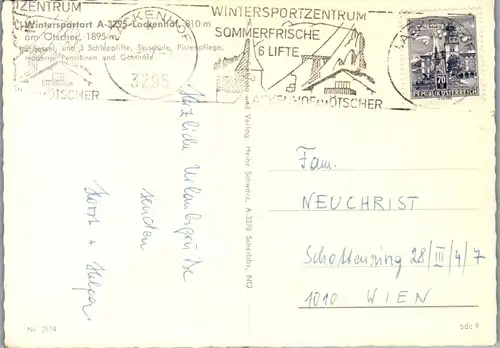 45386 - Niederösterreich - Lackenhof a. Ötscher , Wintersport , Winter , Mehrbildkarte - gelaufen 1971