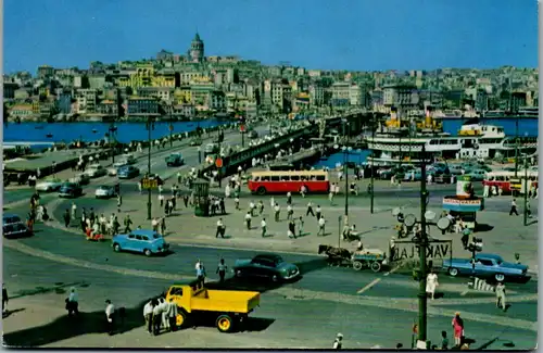 45390 - Türkei - Istanbul , Eminönü Square - gelaufen 1964