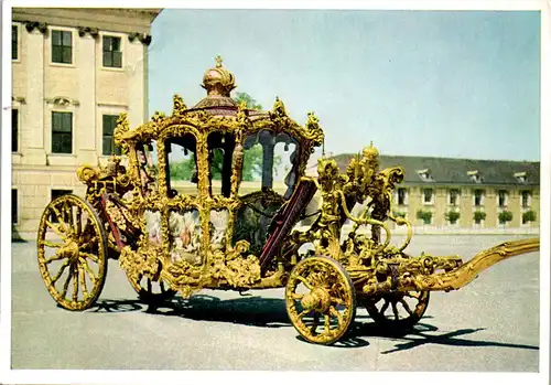 45391 - Wien - Kunsthistorisches Museum , Wagenburg in Schönbrunn , Imperialwagen des Wiener Hofes - n. gelaufen