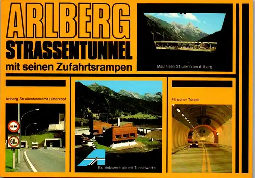 45394 - Vorarlberg - Arlberg , Strassentunnel - nicht gelaufen