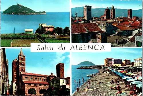 45416 - Italien - Albenga , Mehrbildkarte - nicht gelaufen