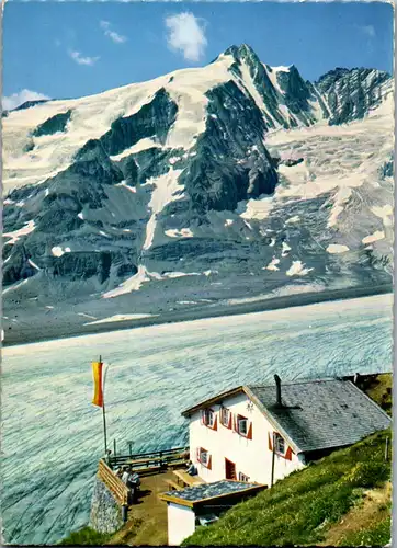 45422 - Kärnten - Hofmannshütte , Hohe Tauern , Großglockner , Gletscher , Pasterze - gelaufen