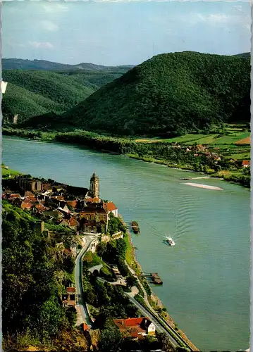 45424 - Niederösterreich - Dürnstein , Wachau , Panorama - gelaufen 1971