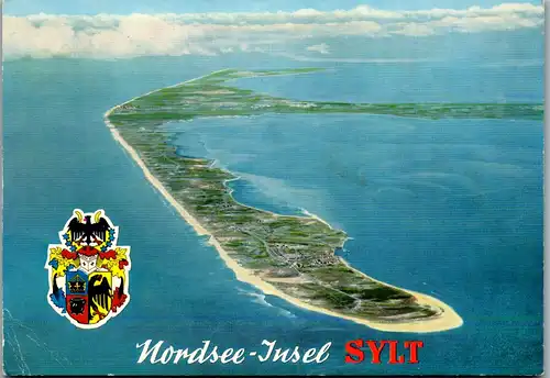 45428 - Deutschland - Sylt , Nordsee Insel , Panorama - gelaufen 1969