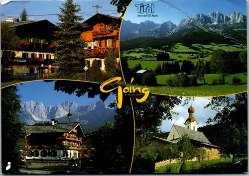45431 - Tirol - Going , am wilden Kaiser , l. beschädigt - gelaufen 1994