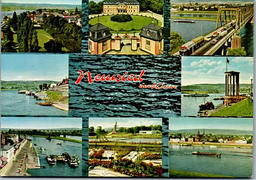 45442 - Deutschland - Neuwied am Rhein , Mehrbildkarte - gelaufen