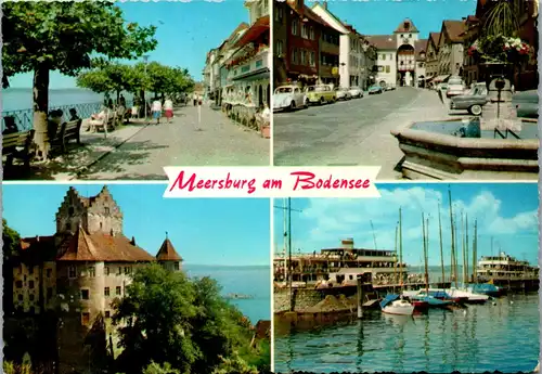 45443 - Deutschland - Meersburg , Bodensee , Mehrbildkarte - gelaufen 1973