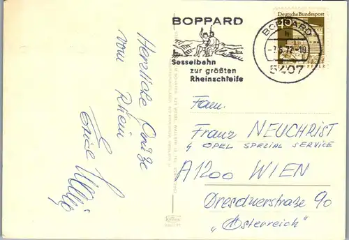 45445 - Deutschland - Koblenz , Schloss , Festung Ehrenbreitstein , Marksburg , Stolzenfels , Mehrbildkarte - gel. 1972