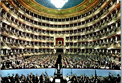 45450 - Italien - Mailand , Milano , Teatro alla Scala , Inneres - gelaufen 1969