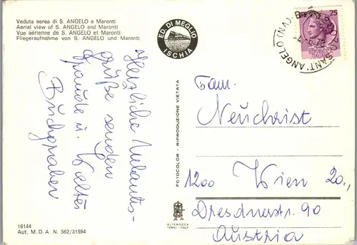 45472 - Italien - S. Angelo , Maronti , Panorama - gelaufen 1973