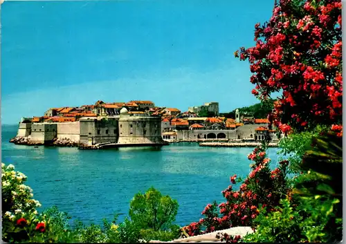 45476 - Kroatien - Dubrovnik , Panorama - gelaufen