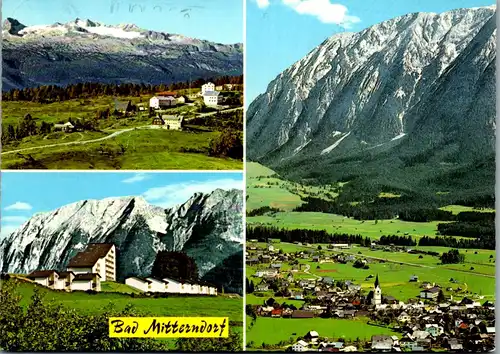 45479 - Steiermark - Bad Mitterndorf , Tauplitz Alpenstraße , Dachstein , Grimming , Mehrbildkarte - gelaufen