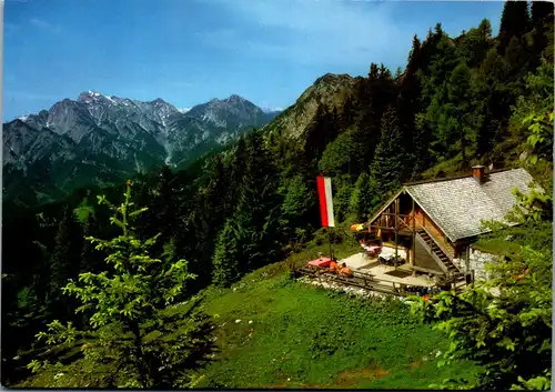 45486 - Oberösterreich - Bad Ischl , Katrin Alm , Blick gegen Gamsfeld und Braunedl - gelaufen