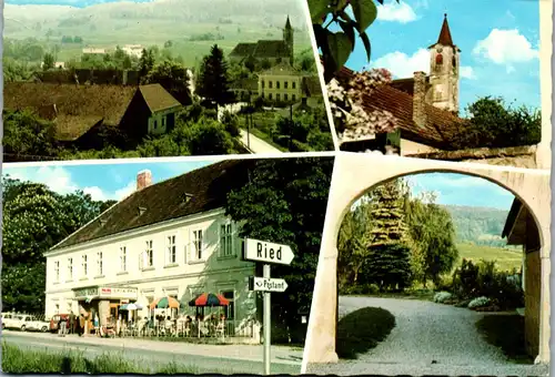 45494 - Niederösterreich - Ried am Riederberg , Gasthof , Mehrbildkarte - nicht gelaufen 1970