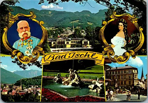 45498 - Oberösterreich - Bad Ischl , Kaiservilla , Mehrbildkarte - gelaufen 1980