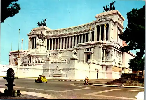 45501 - Italien - Rom , Monumento a Vittorio Emanuelle II - gelaufen 1961