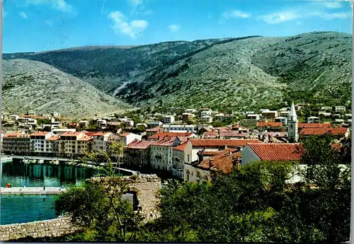 45504 - Kroatien - Senj , Panorama - gelaufen 1970
