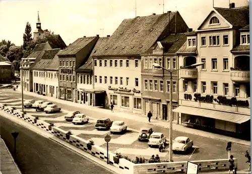 45510 - Deutschland - Oschatz , Ernst Thälmann Platz - gelaufen 1972