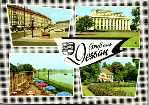 45512 - Deutschland - Dessau , Straße der Deutsch Sowjetischen Freundschaft , Gaststätte Kornhaus - gelaufen 1961