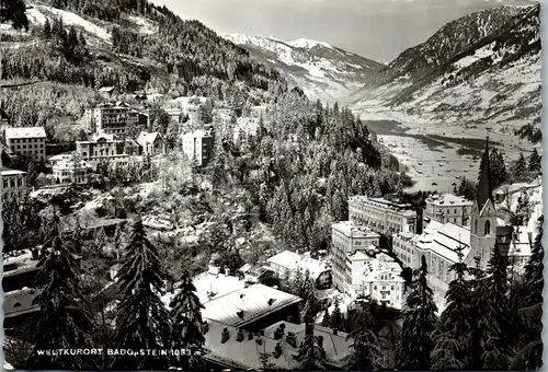 45524 - Salzburg - Bad Gastein , Panorama im Winter - gelaufen 1967