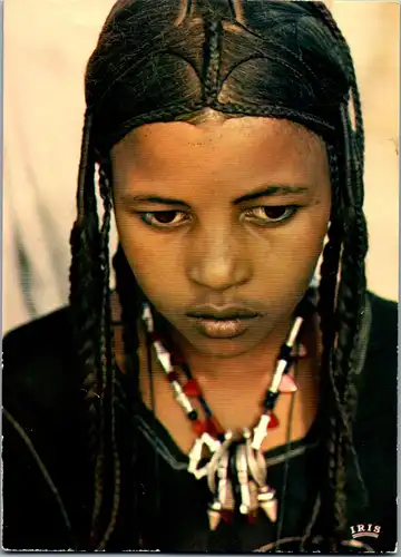 45529 - Niger - Jeune fille Targui , Young Girl - gelaufen 1978
