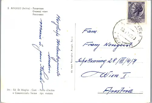 45551 - Italien - S. Angelo , Ischia , Panorama - gelaufen