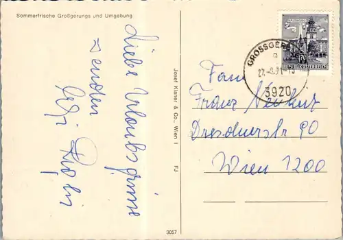 45555 - Niederösterreich - Waldviertel , Großgerungs , Dietmanns , Wurmbrand , Preinreichs , Etzen , Griesbach - 1971