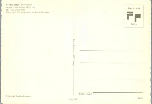 45561 - Oberösterreich - Steyr , Münichholz , Mehrbildkarte - nicht gelaufen