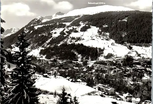 45570 - Salzburg - Bad Gastein , Panorama , Winter , Stubnerkogel - gelaufen 1964