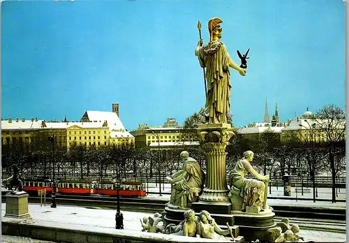 45583 - Wien - Pallas Athene , Brunnen - gelaufen 1980